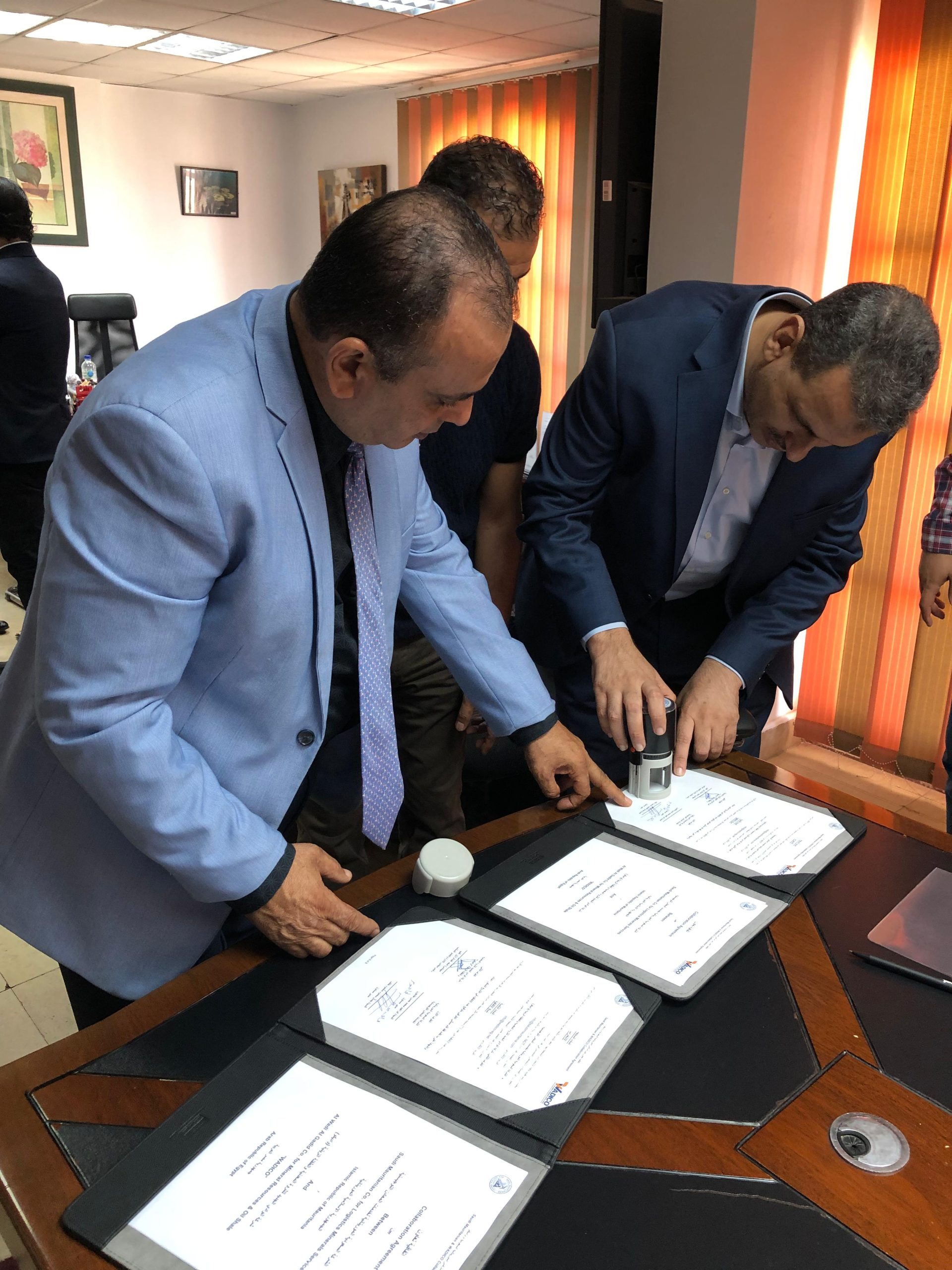 Team collaboration and site photo